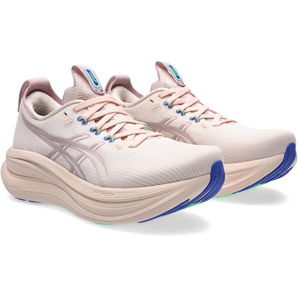 ASICS Tênis de corrida feminino Gel-Nimbus 26, Ciano brilhante